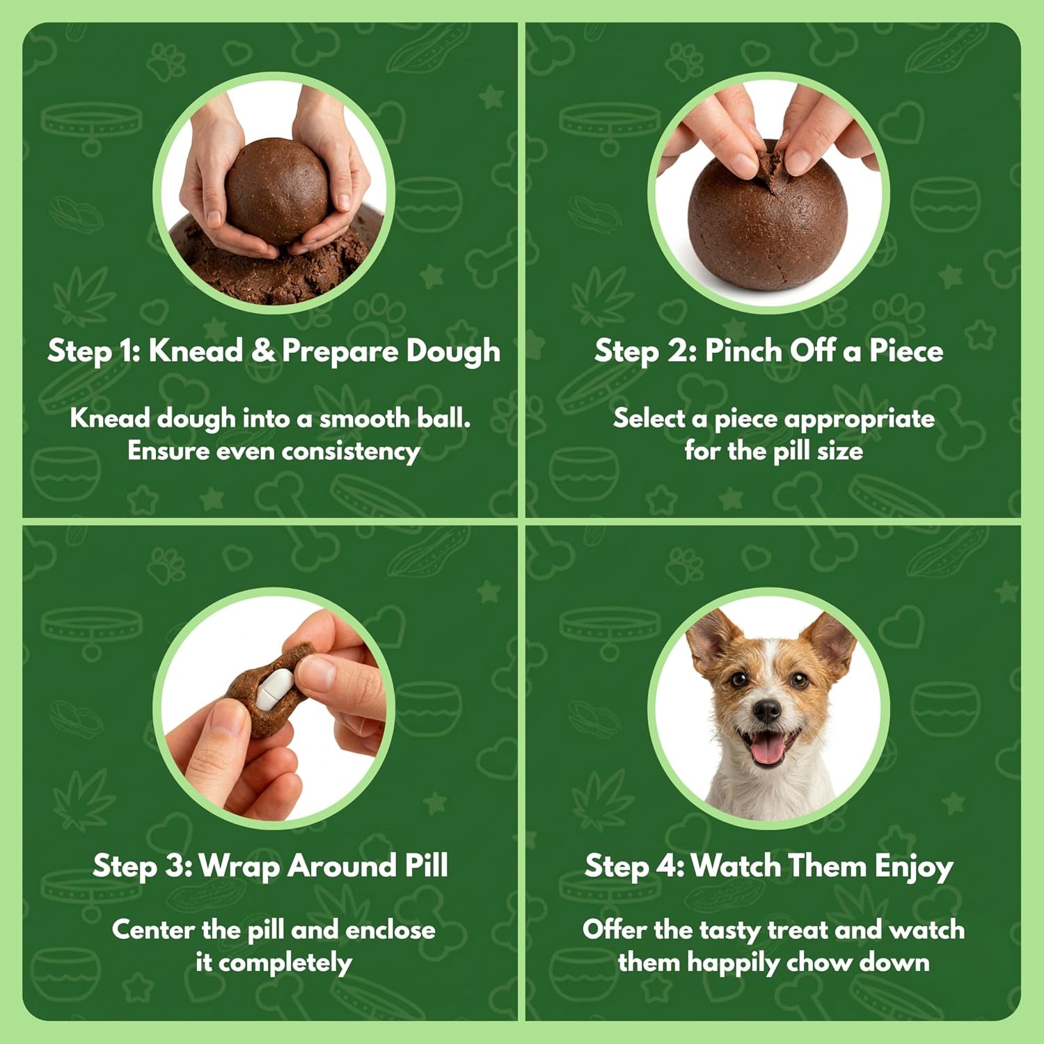 Pill-A-Pet Pill Wrap for Dogs - Made in USA - Probiotics Pet Pill Pockets for Dogs - Paste Dog Treats for Pills - Hiding up to 60 Tablets of Any Size - Digestive Support Bacon Flavor