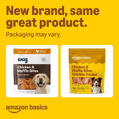 Dog Treats Chicken and Waffle Bites 24Oz (Previously Wag)