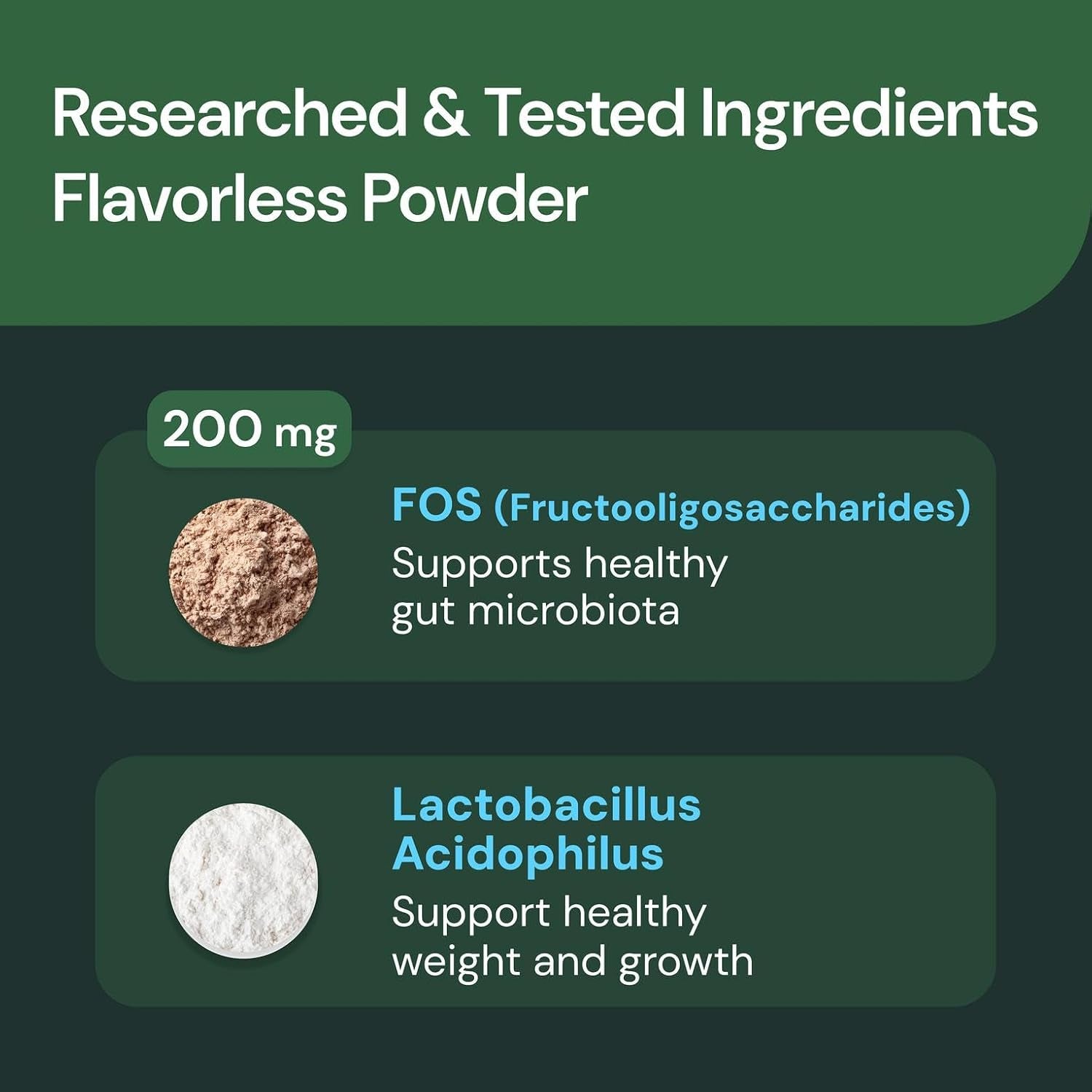 Veterinary Strength Gut Health Powder - Gut Health Supplement for Pets - Immunity Support - Pet-Friendly Probiotic Powder - Tasteless & Odorless - 60 Servings
