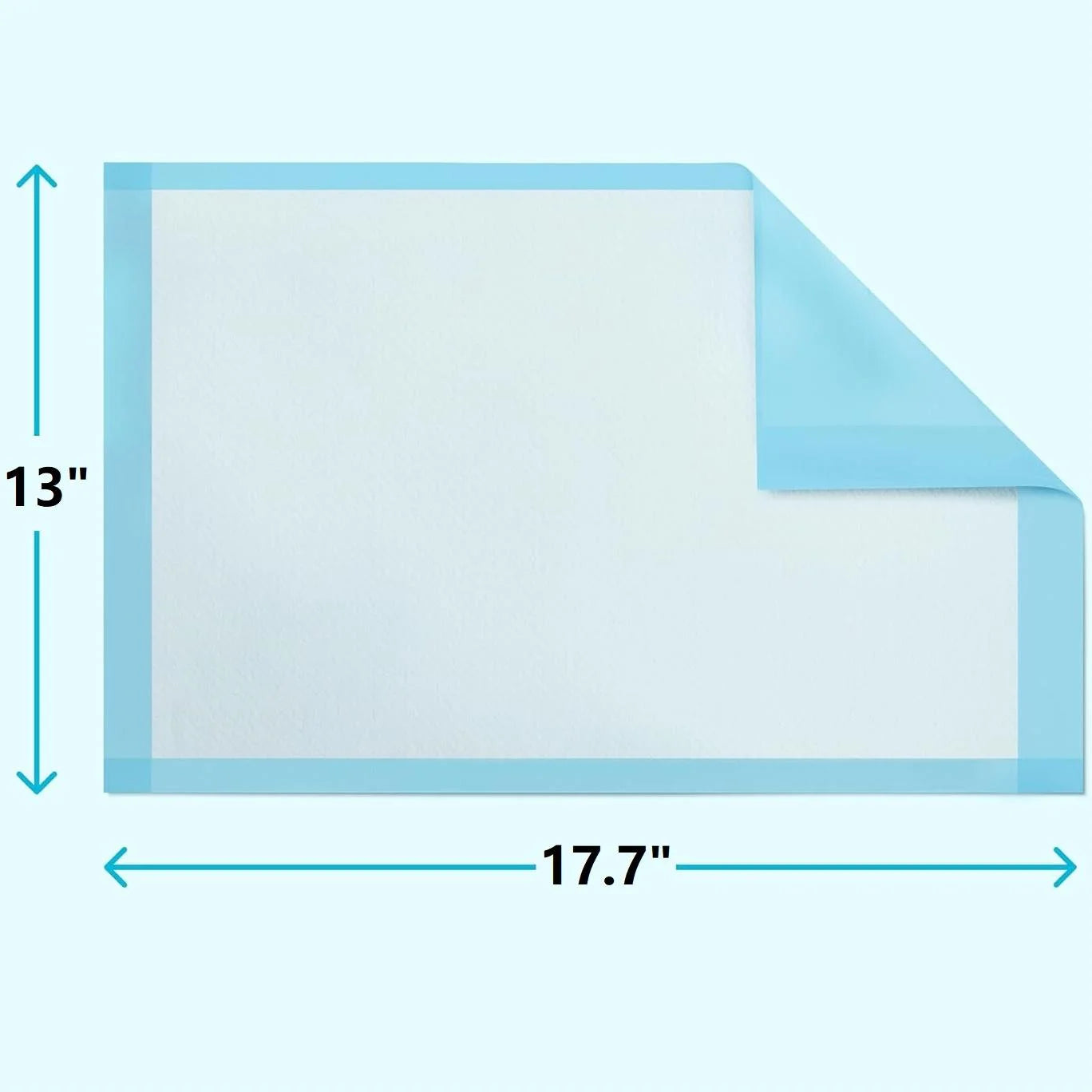 Pet Puppy Training Pads, 5-Layer Leak-Proof Pee Pads, 20 Count Disposable Dog Pee Pet Pads(17.7 X 13 Inches)