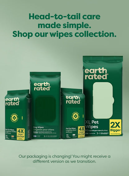 XL Pet Wipes for Dogs & Cats, Unscented Hypoallergenic, 60 Ct