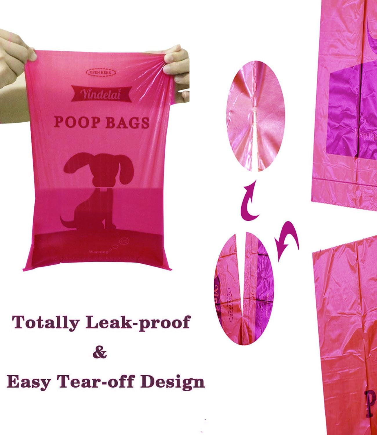 Dog Poop Bag 26 Rolls (390 Counts), Biodegradable Dog Waste Bags with 1 Free Dispenser, Eco-Friendly Leak Proof Pet Waste Disposal Refill Bags (Scented)