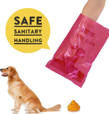 Dog Poop Bag 26 Rolls (390 Counts), Biodegradable Dog Waste Bags with 1 Free Dispenser, Eco-Friendly Leak Proof Pet Waste Disposal Refill Bags (Scented)