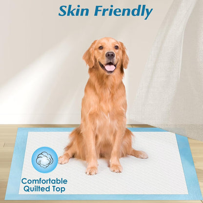 Pet Puppy Training Pads, 5-Layer Leak-Proof Pee Pads, 20 Count Disposable Dog Pee Pet Pads(17.7 X 13 Inches)