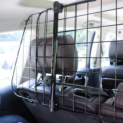 Adjustable Dog Car Barrier for Vehicles, 59.72 X 5.20 X 16.46 In, Black