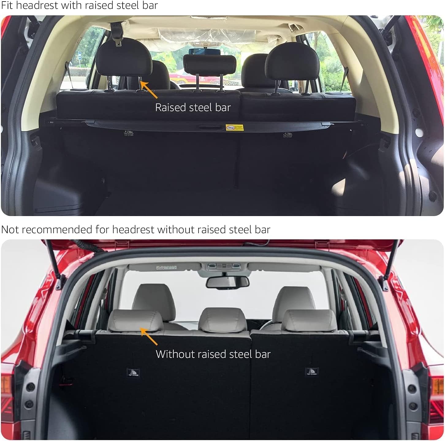 Adjustable Dog Car Barrier for Vehicles, 59.72 X 5.20 X 16.46 In, Black