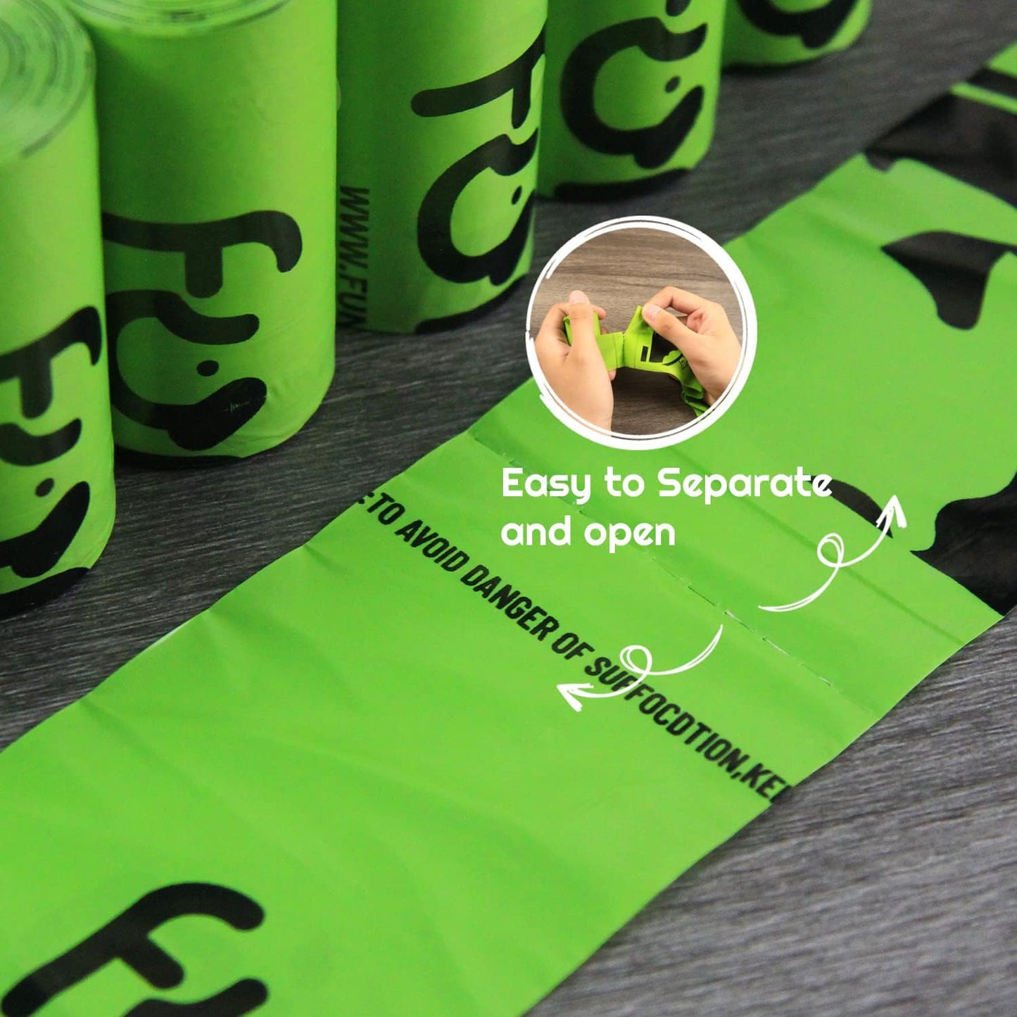 540 Counts Unscented Dog Poop Bags,Biodegradable Poop Bags Earth Friendly Dog Bags, Thick and Strong Poop Bags for Dogs