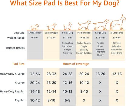 Carbon Odor Control Dog and Puppy Pee Pads, 5-Layer Leak-Proof Super Absorbent, Quick-Dry Surface for Potty Training, Regular Size 22"X22", Gray, 80 Count